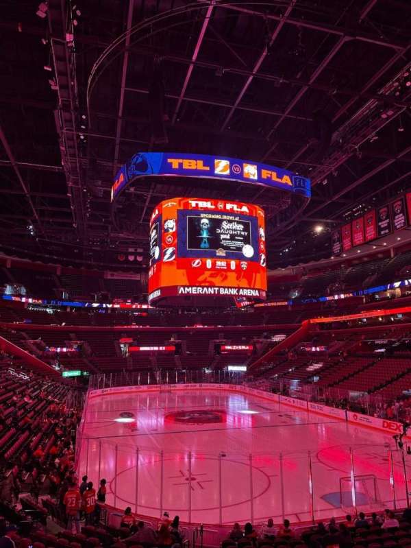 Amerant Bank Arena, section: 111, row: 18, seat: 13