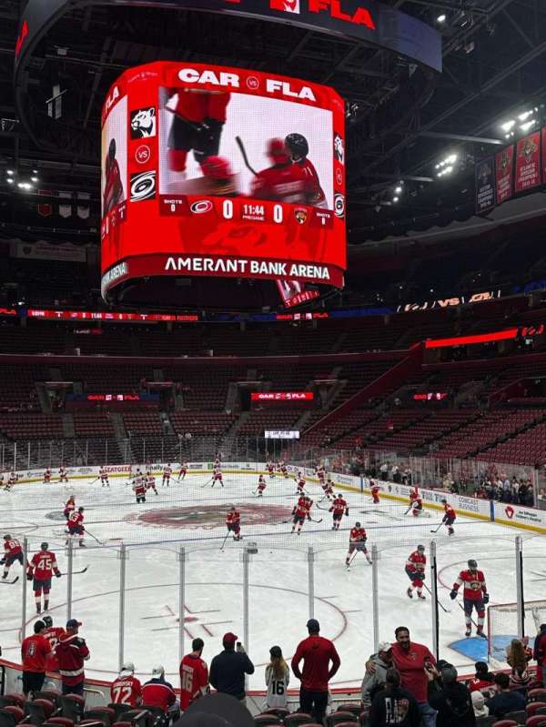 Amerant Bank Arena, section: 111, row: 16, seat: 22