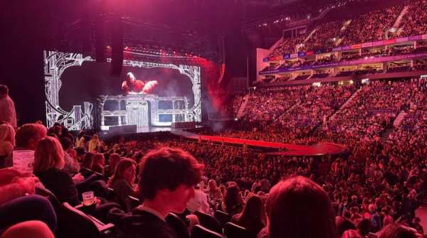 The O2, London, section: 103, row: Q, seat: 96