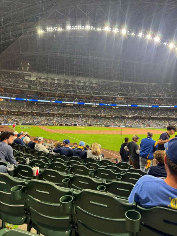 American Family Field, section: 108, row: 9, seat: 10