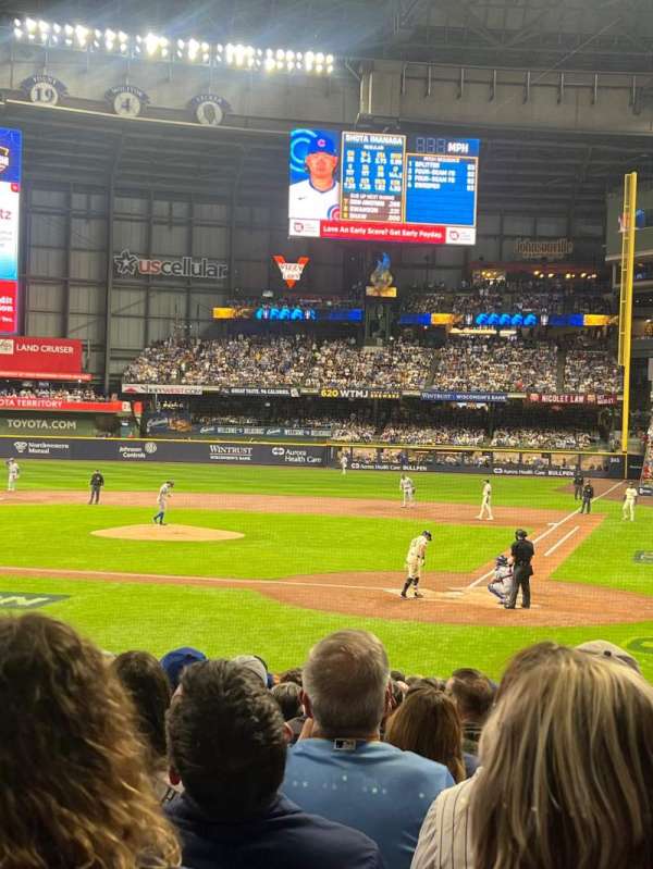 American Family Field, section: 119, row: 19, seat: 18