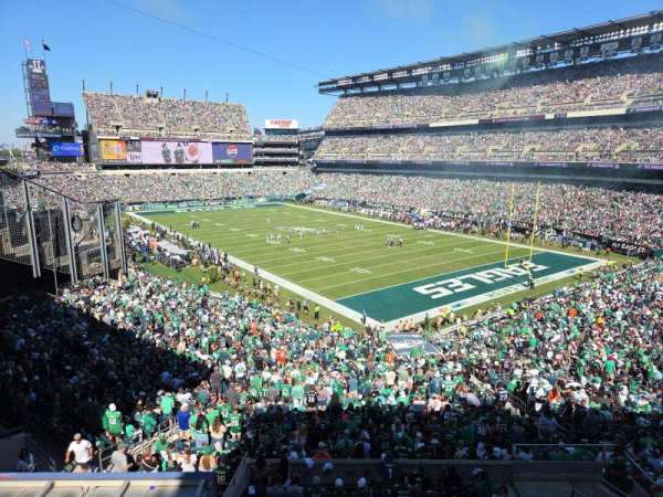 Lincoln Financial Field, section: SW Terrace 1, row: 1, seat: 43
