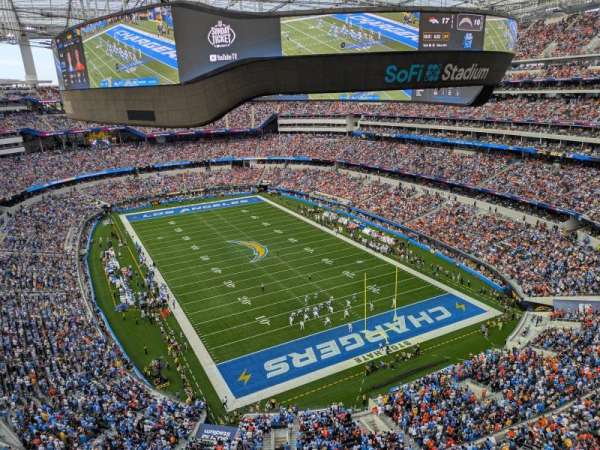 SoFi Stadium, section: 421, row: 1, seat: 15
