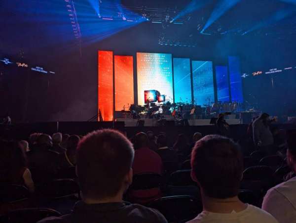 Oakland Arena, section: A, row: 8, seat: 8