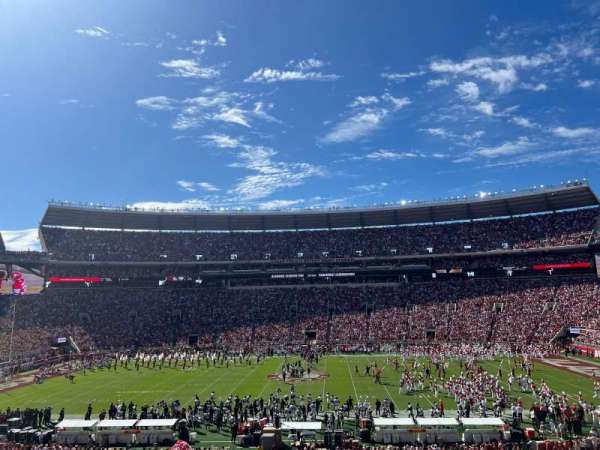 Bryant-Denny Stadium, section: GG, row: 48, seat: 1