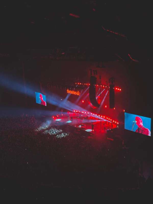 First Direct Bank Arena, section: 332, row: B, seat: 4