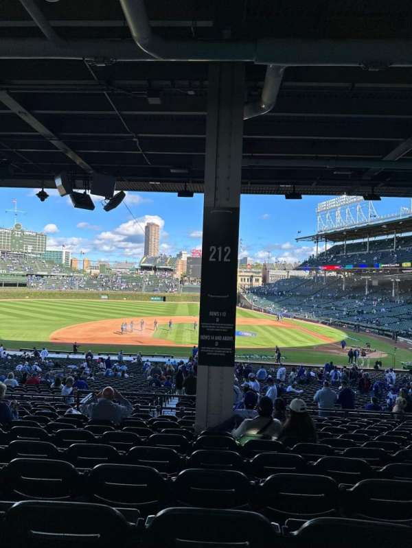 Wrigley Field, section: 212, row: 13, seat: 16