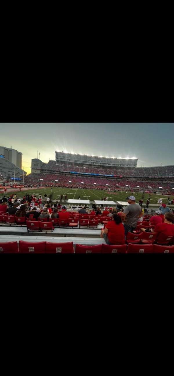 Ohio Stadium, section: 24AA, row: 10, seat: 9-10