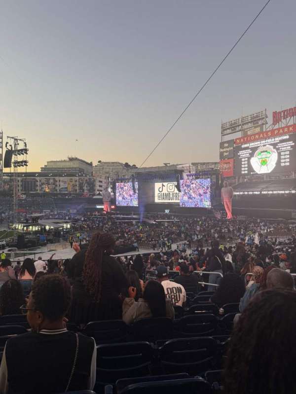 Nationals Park, section: 131, row: RR, seat: 7