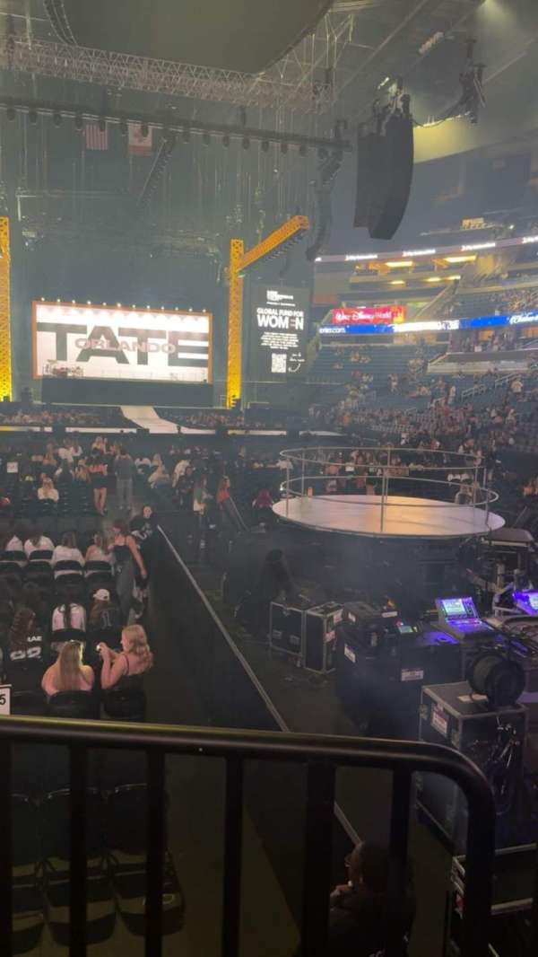 Kia Center, section: 110, row: 8, seat: 1
