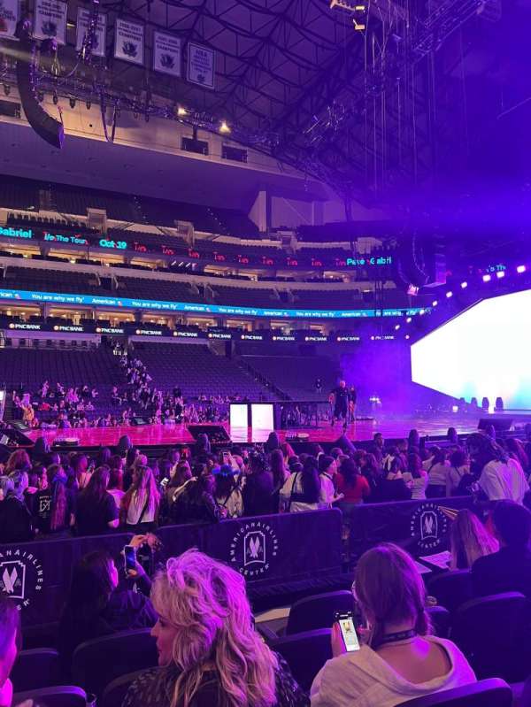 American Airlines Center, section: 106, row: E, seat: 14