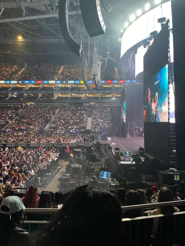 The O2, London, section: 112, row: K, seat: 387