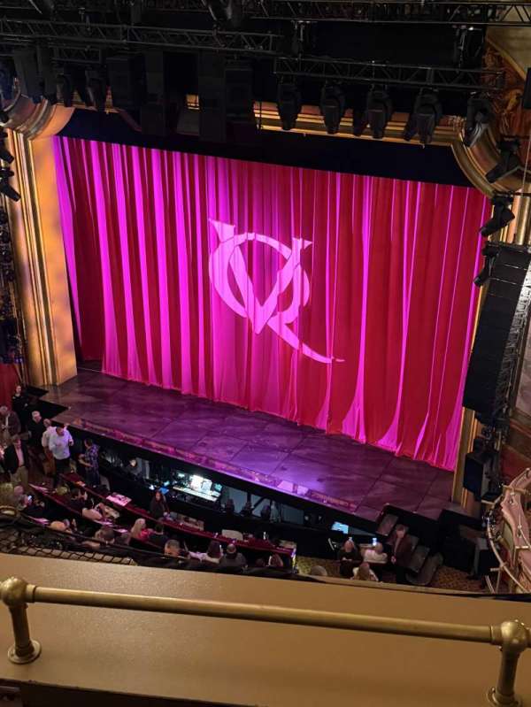 St. James Theatre, section: Balcony R, row: B, seat: 22