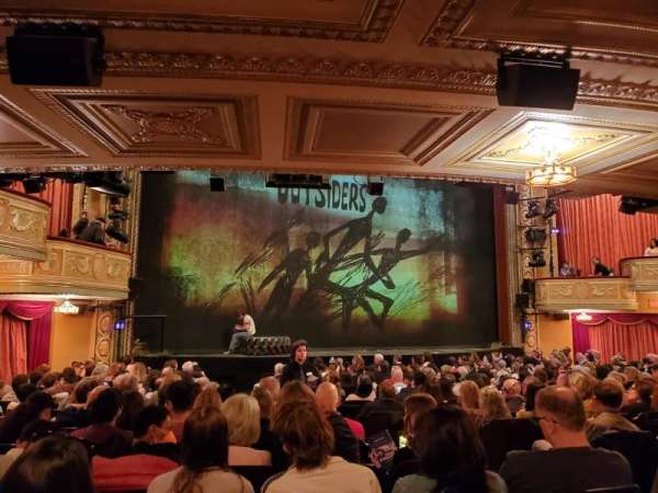 Bernard B. Jacobs Theatre, section: Orchestra L, row: P, seat: 9