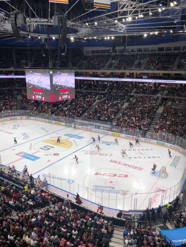 O2 Arena, Prague, section: 411, row: 1, seat: 12