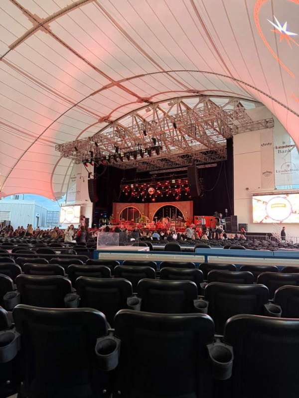 Leader Bank Pavilion, section: 1, row: JJ, seat: 22