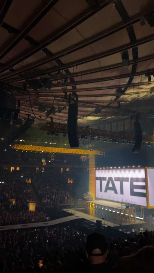 Madison Square Garden, section: 107, row: 19, seat: 21