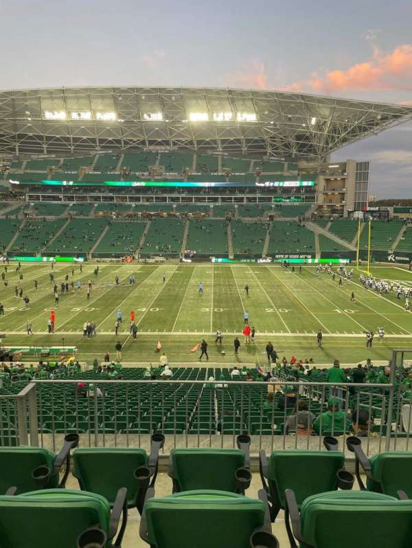 Mosaic Stadium, section: 311, row: 4, seat: 3