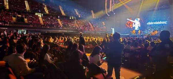 Kia Forum, section: G, row: 2, seat: 6