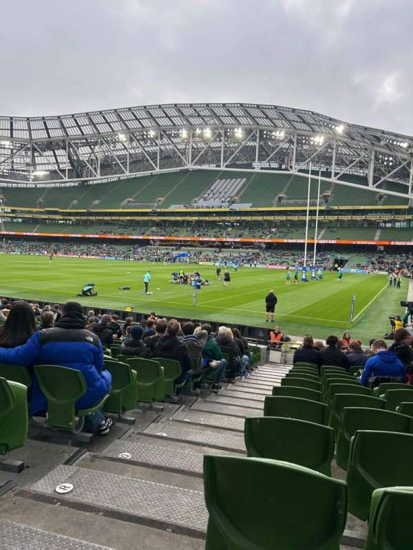 Aviva Stadium, section: 141, row: U, seat: 14