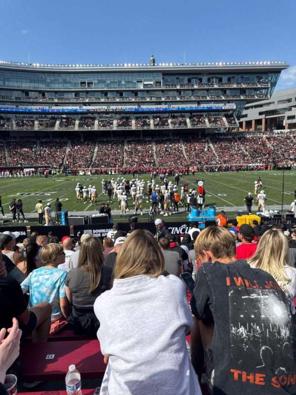Nippert Stadium, section: 107, row: 18, seat: 11