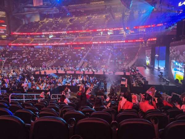 State Farm Arena, section: 106, row: P, seat: 9