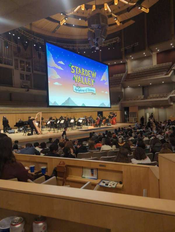 Roy Thomson Hall, section: LUB, row: A, seat: 3