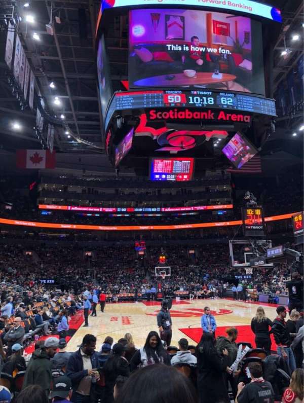 Scotiabank Arena, section: 103, row: H, seat: 9