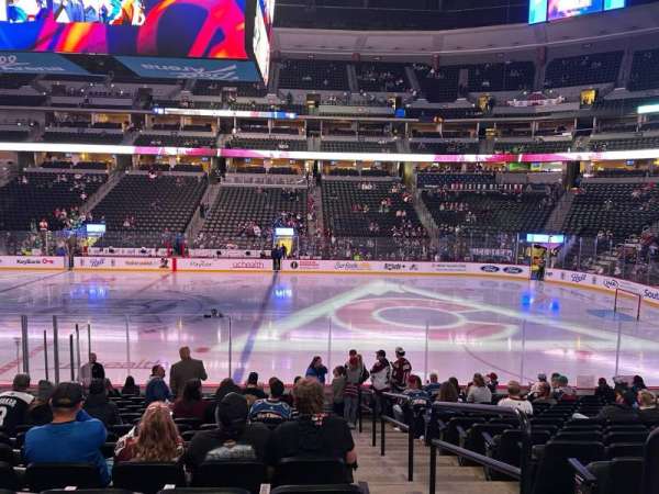 Ball Arena, section: 124, row: 15, seat: 1