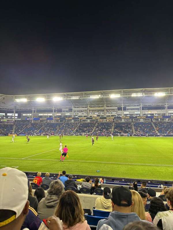 Dignity Health Sports Park, section: 131, row: F, seat: 11