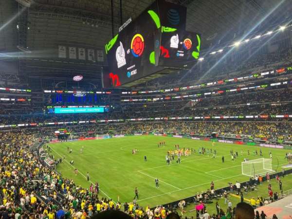 AT&T Stadium, section: 227, row: 4, seat: 8