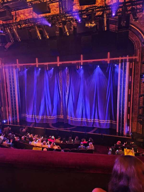 Lena Horne Theatre, section: Front Mezzanine R, row: B, seat: 2