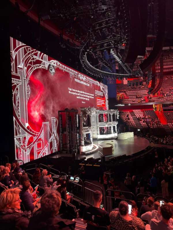 Avicii Arena, section: A6, row: 14, seat: 115