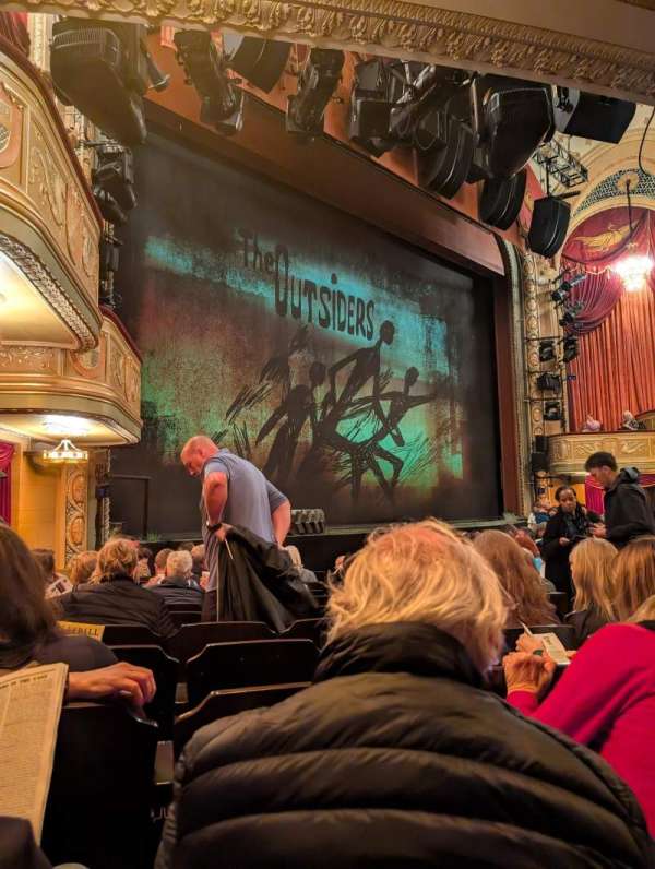 Bernard B. Jacobs Theatre, section: Orchestra L, row: L, seat: 21
