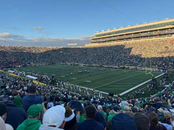 Notre Dame Stadium, section: 23, row: 44, seat: 11