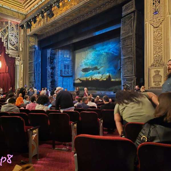 Hollywood Pantages Theatre, section: Orchestra R, row: P, seat: 8