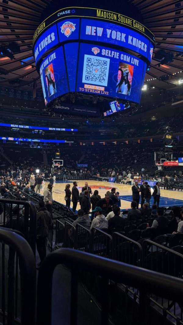 Madison Square Garden, section: 120, row: 3, seat: 1