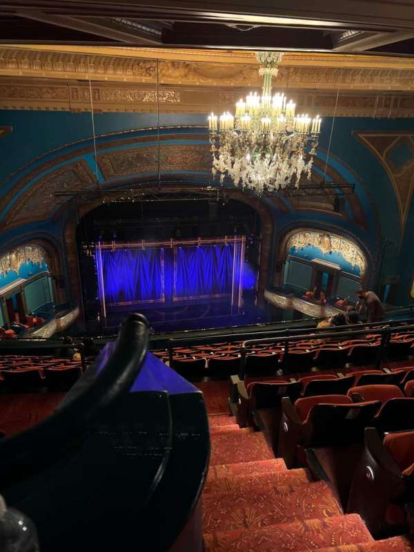 Curran Theater, section: Rear Balcony L, row: L, seat: 1
