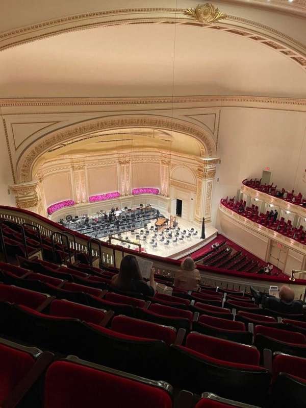 Carnegie Hall, section: Lower Balcony L, row: H, seat: 37