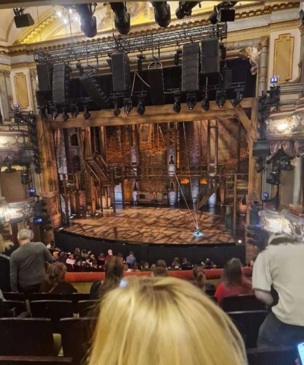 Victoria Palace Theatre, section: Royal Circle, row: F, seat: 10