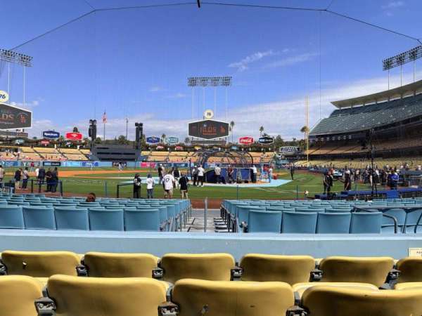 Dodger Stadium, section: 22FD, row: K, seat: 1