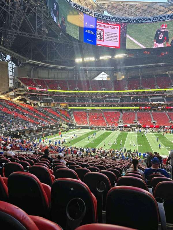 Mercedes-Benz Stadium, section: C130, row: 34, seat: 1-2