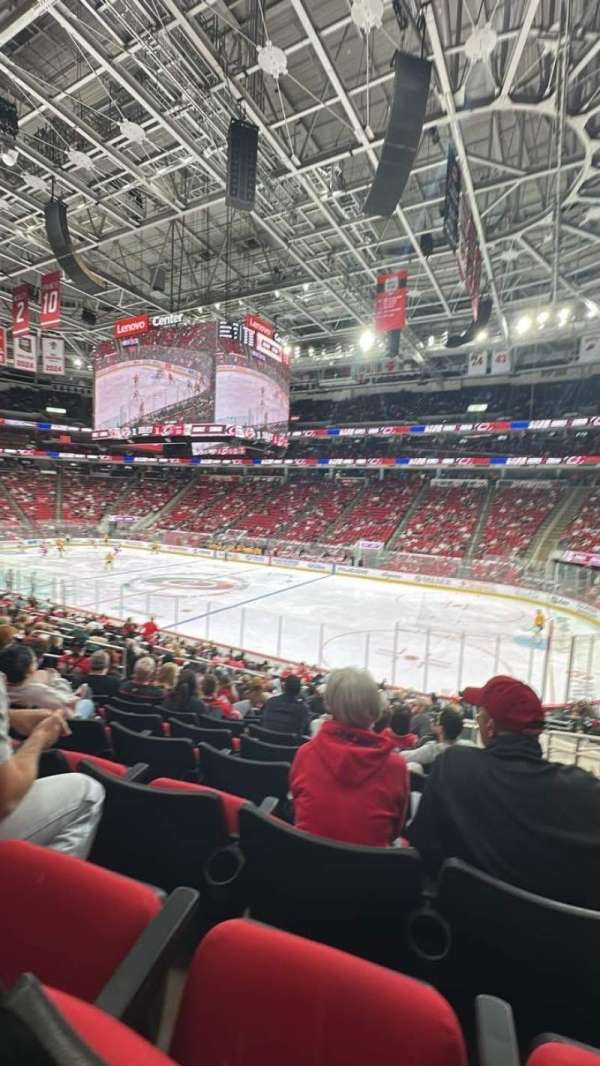 Lenovo Center, section: 116, row: P, seat: 2