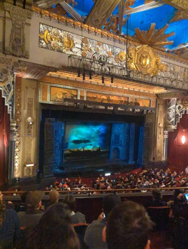 Hollywood Pantages Theatre, section: Mezzanine L, row: E, seat: 5