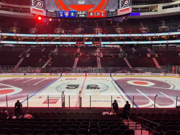 Xfinity Mobile Arena, section: 101, row: 16, seat: 14