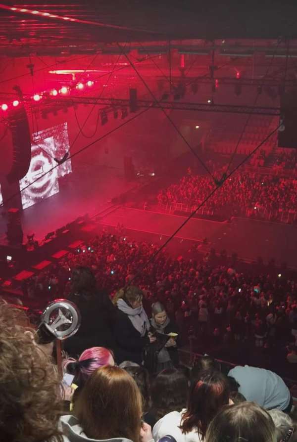Helsingin Jäähalli, section: E6, row: 14, seat: 218