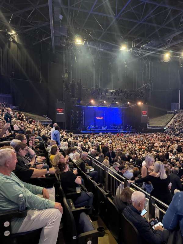 The O2, London, section: 103, row: K, seat: 110