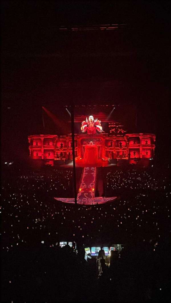 Avicii Arena, section: B16, row: 8, seat: 4