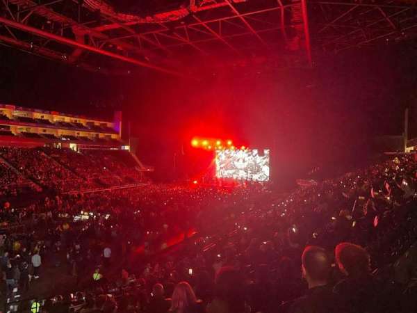The O2, London, section: 109, row: X, seat: 269