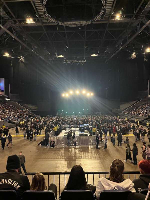 The O2, London, section: 107, row: L, seat: 206
